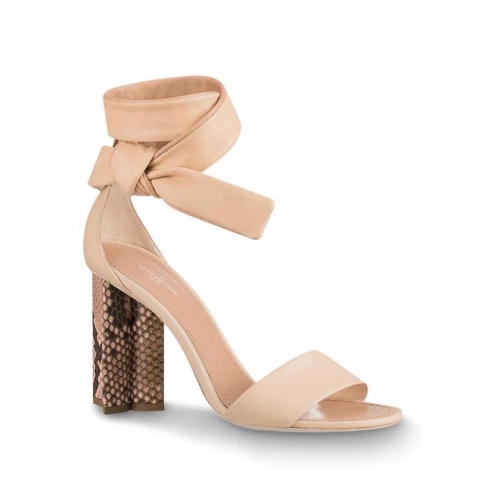 Louis Vuitton brand new leather python shoes